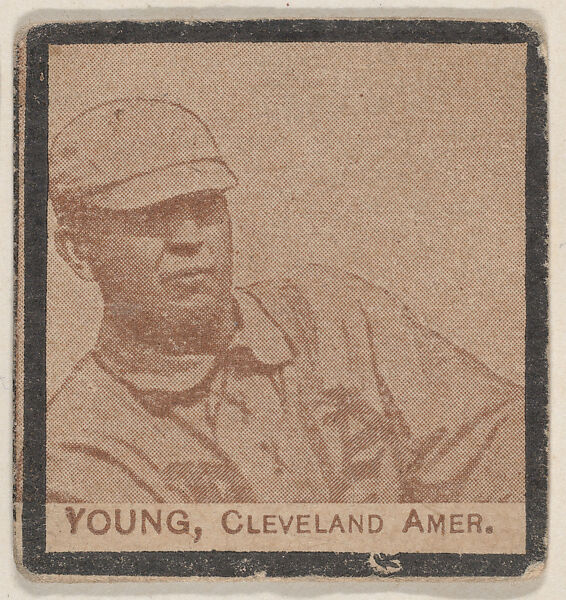 Young, Cleveland Amer. from the Jay S. Meyer Base Ball Snap Shots candy series (W555), Jay S. Meyer Confectioners, Philadelphia, Commercial photolithograph 