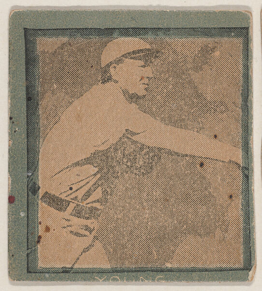 Young from the Baseball strip card candy series (W555), Commercial photolithograph 