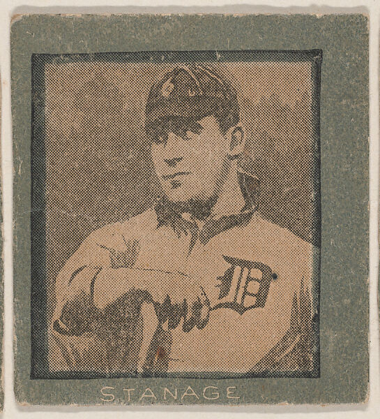 Stanage from the Baseball strip card candy series (W555), Commercial photolithograph 