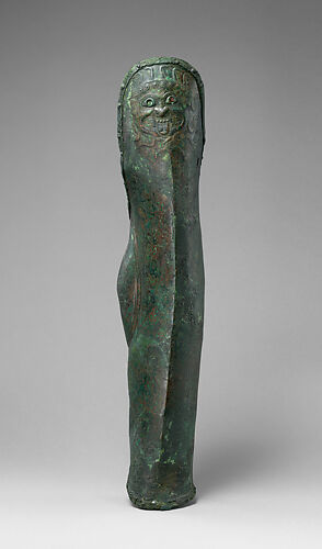 Greave for the left leg