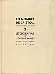 A portfolio of seven lithographs, 'En nombre de Cristo ...' (In the name of Christ)