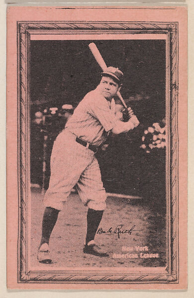 Babe Ruth, New York, American League, Baseball card (W553)