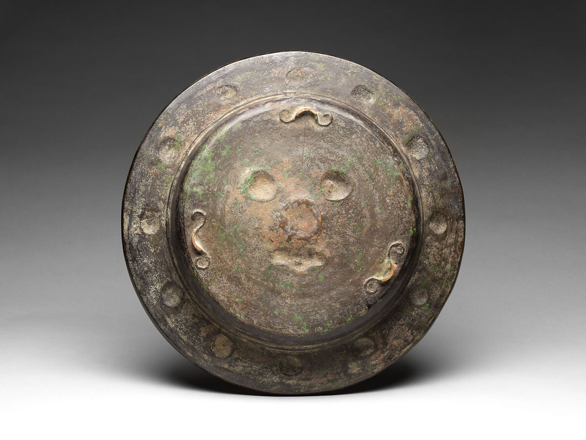 Basin with birds in a lotus pond, Copper alloy, China