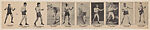 Uncut Boxing strip cards (W580), Commercial photolithographs 