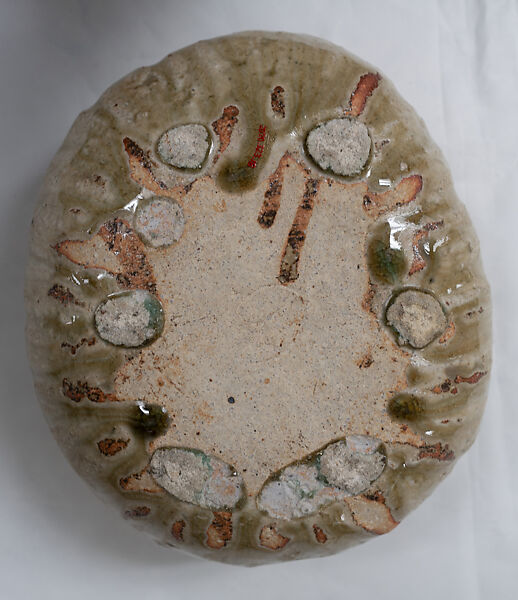 Bowl, Isamu Noguchi 野口勇 (American, Los Angeles, California 1904–1988 New York), Stoneware with green glaze, Japan