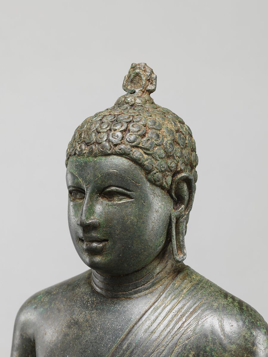 Buddha Expounding the Dharma, Copper alloy, Sri Lanka (Anuradhapura)