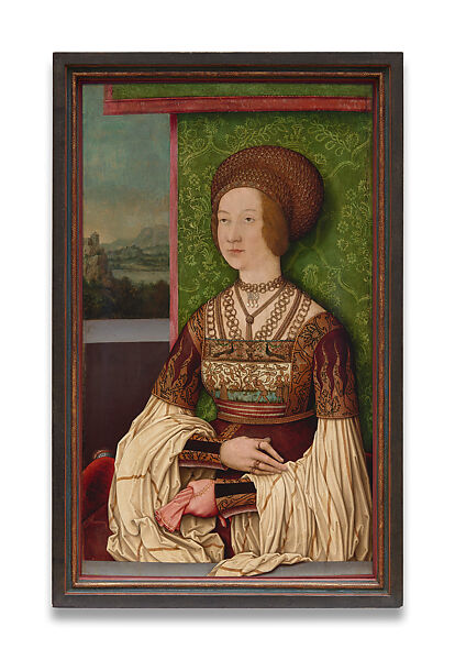 Bianca Maria Sforza, Bernhard Strigel (German, Memmingen 1460–1528 Memmingen), Oil on wood panel, South German, Memmingen 