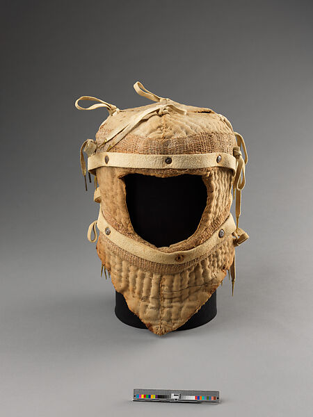 Helm Padding for the Joust, Linen, tow, hemp, leather, iron, Austrian, Innsbruck 