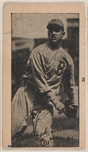 Burleigh Grimes, Brook. N.L., Baseball strip card (W572), Commercial photolithograph 