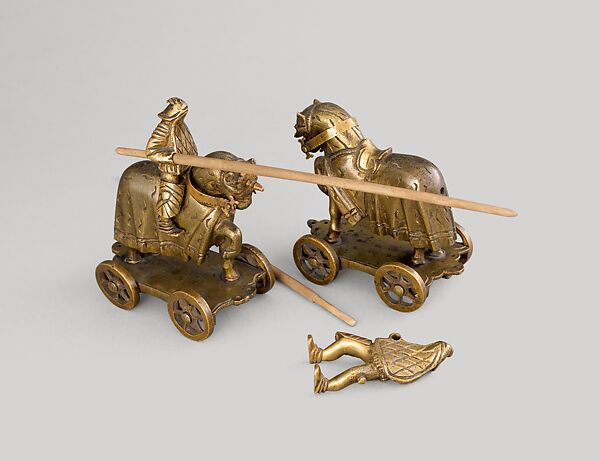 Toy Jouster Armed for the Joust of War, Cast bronze, Austrian, probably Mühlau