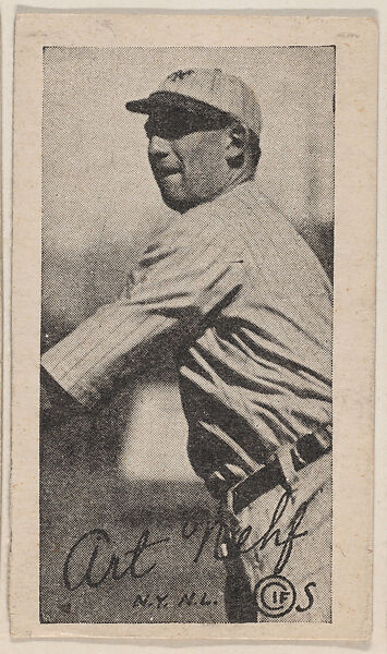 Art Nehf, N.Y. N.L., Baseball strip card (W572) | The Metropolitan ...