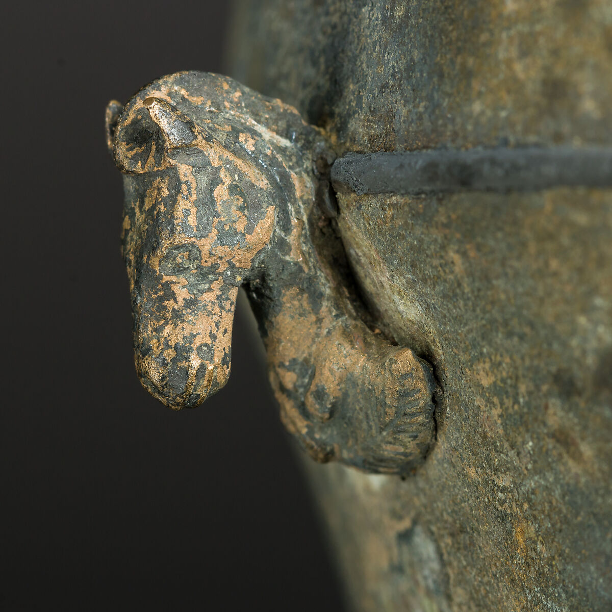 Helmet of the Italo-Chalcidian Type, Anatomical Cuirass, and Left Greave, Bronze, silver, Etruscan, probably Vulci