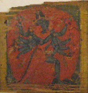 Folio from a Buddhist Manuscript of Pancavimsatisahasrika Prajnaparamita, Opaque watercolor on palm leaf, India (Bengal) or Bangladesh