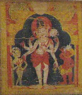 Folio from a Buddhist Manuscript of Pancavimsatisahasrika Prajnaparamita, Opaque watercolor on palm leaf, India (Bengal) or Bangladesh 