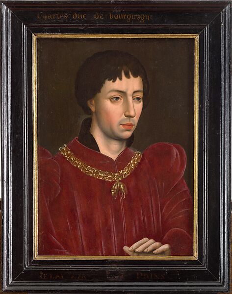 Charles the Bold, Duke of Burgundy, Oil on oak panel, Netherlandish 