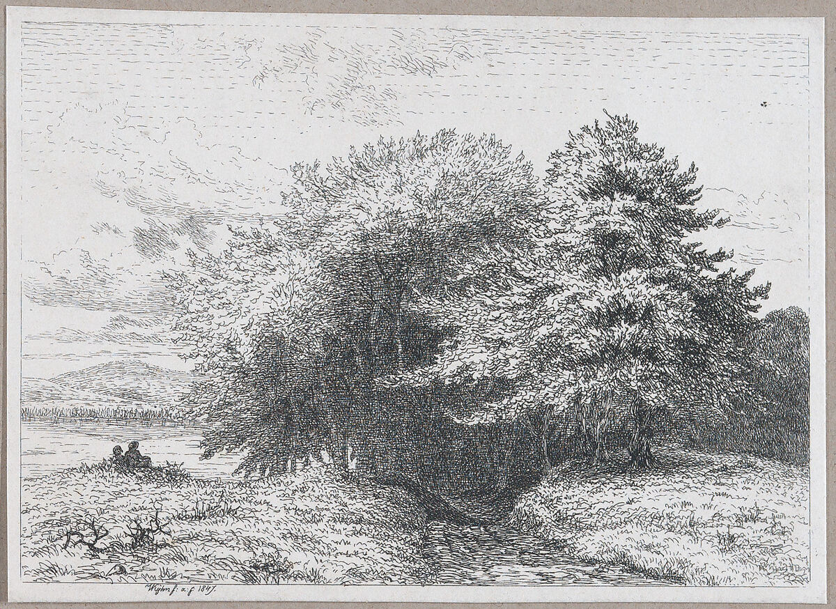 Maritime and Rural Views, Peter Vilhelm Carl Kyhn (Danish, Copenhagen 1819–1903 Frederiksberg), Etching