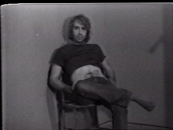 Lucky T-Shirt, William Wegman (American, born 1943), Single-channel digital video, transferred from Sony AV 3600 1/2-inch video tape, black-and-white, sound, 1 min., 8 sec. 