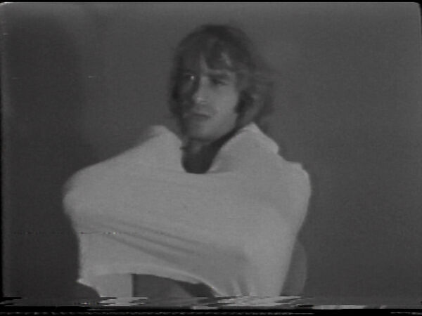 Same Old Shirt, William Wegman (American, born 1943), Single-channel digital video, transferred from Sony AV 3600 1/2-inch video tape, black-and-white, sound, 54 sec. 