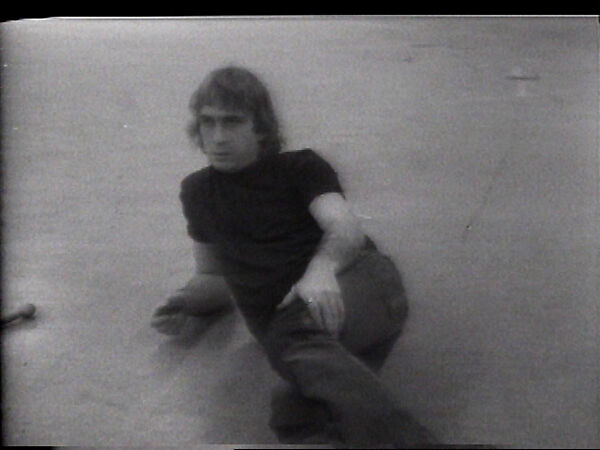 Down Time, William Wegman (American, born 1943), Single-channel digital video, transferred from Sony AV 3600 1/2-inch video tape, black-and-white, sound, 37 sec. 