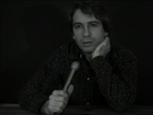 Average Guy, William Wegman (American, born 1943), Single-channel digital video, transferred from Panasonic 1/2-inch video tape, black-and-white, sound, 15 sec. 
