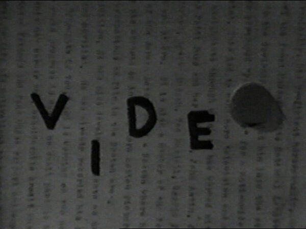 Video, William Wegman (American, born 1943), Single-channel digital video, transferred from Panasonic 1/2-inch video tape, black-and-white, sound, 1 min., 21 sec. 