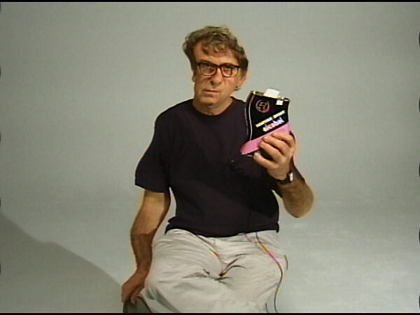 Denatured Alcohol, William Wegman (American, born 1943), Single-channel digital video, transferred from Sony MiniDV video tape, color, sound, 53 sec. 