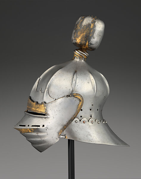 Sallet of Philip I, Steel, gold, probably Netherlandish 