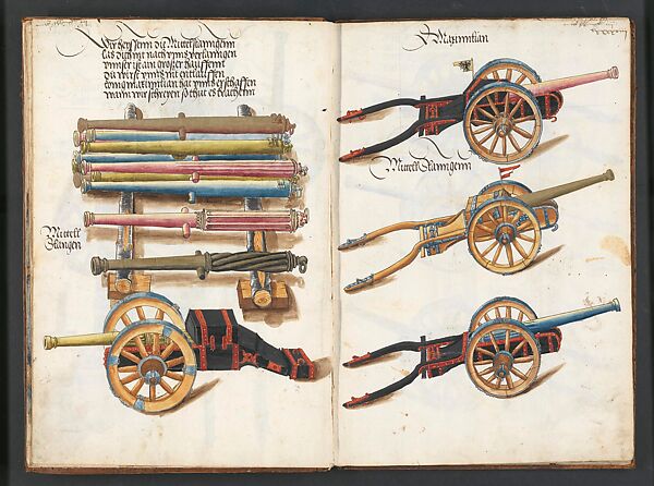 Light Field Cannons (Medium Culverins), from the Inventory of Maximilian I's Armaments in Tyrol