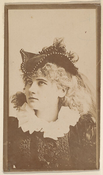 Issued by W. Duke, Sons & Co. | [Actress with feathered hat], from the ...