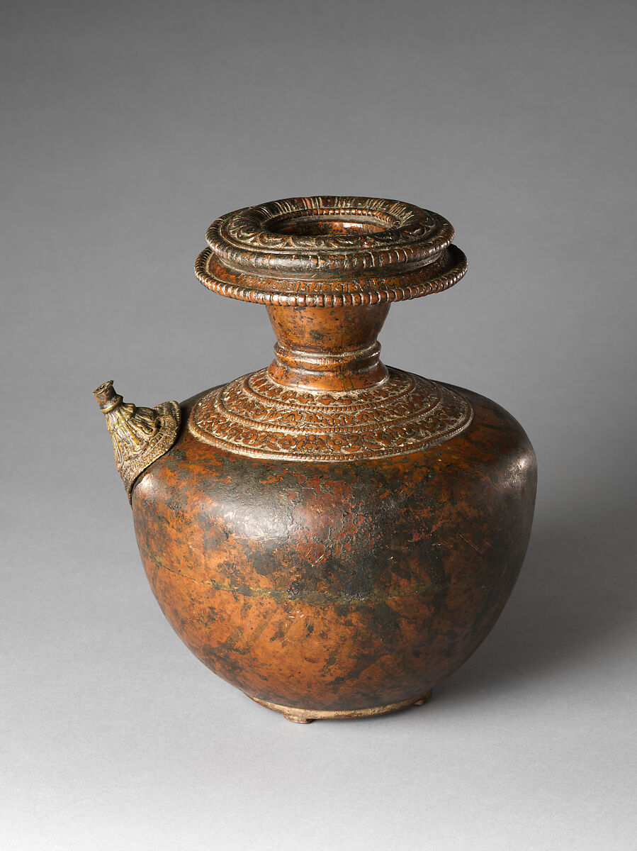 Ritual Ewer, Copper alloy, Nepal, Bhaktapur 