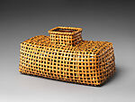 Sleeping Away from Home Flower Basket (Hanakago), Iizuka Rōkansai (Japanese, 1890–1958), Timber bamboo and rattan, Japan