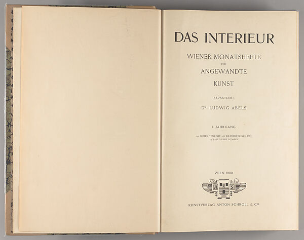 Das Interieur (1900), Ludwig Abels 