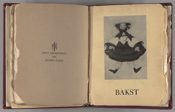 Messrs. M. Knoedler & Co. announce an exhibition of water colors, drawings and stage decorations by Leon Bakst : April 10th to April 24th, inclusive, 1920