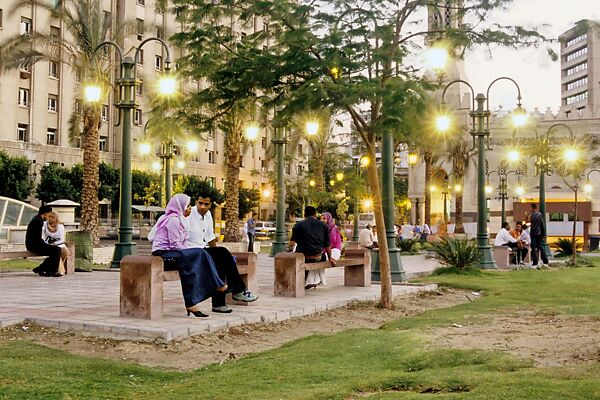 Domestic Tourism I: Park, Maha Maamoun (Egyptian, born 1972), Chromogenic print 