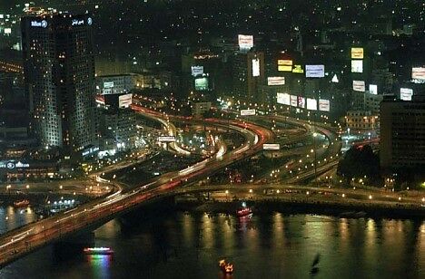 Domestic Tourism I: Cairo by Night, Maha Maamoun (Egyptian, born 1972), Chromogenic print 