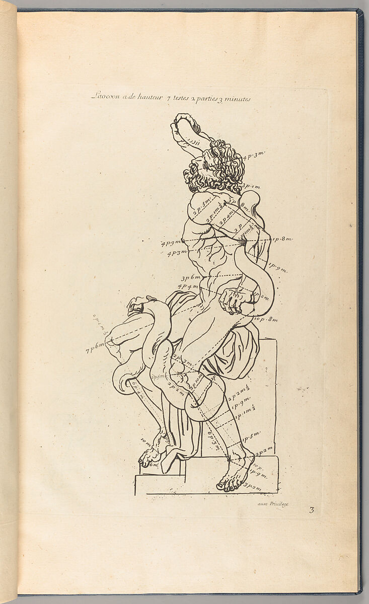 Les proportions du corps humain, mesurées sur les plus belles figures de l'antiquité, Girard Audran (French, Lyons 1640–1703 Paris)