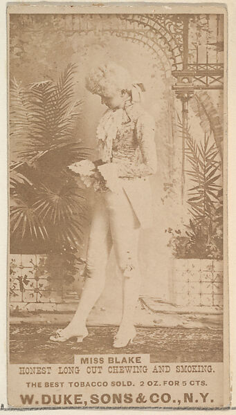 Issued by W. Duke, Sons & Co. - Miss Blake from the Actresses ...
