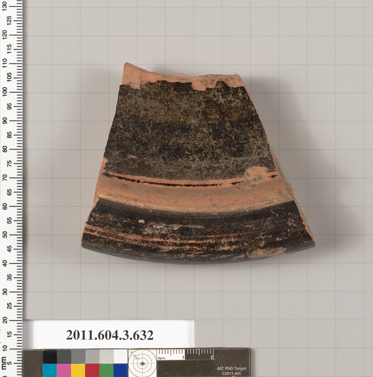 Terracotta fragment of a calyx-krater (bowl for mixing wine and water), Terracotta, Greek, Attic 