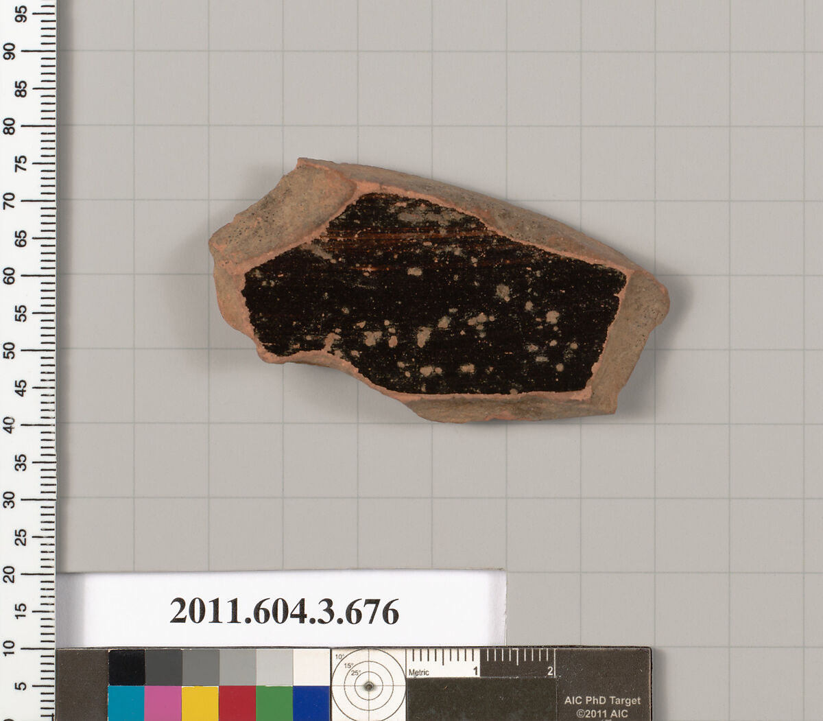 Terracotta fragment of a stamnos (jar), Terracotta, Greek, Attic