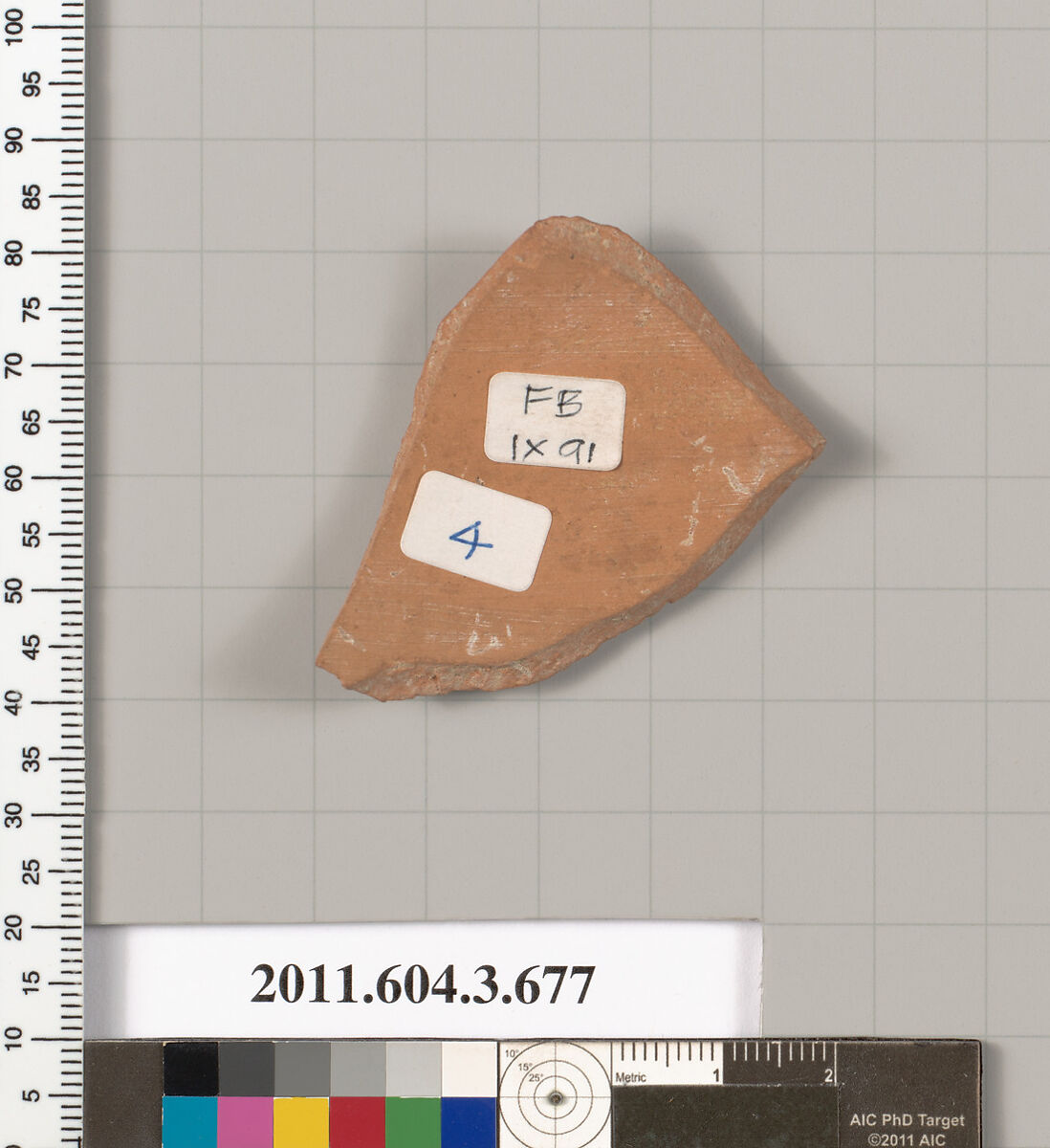 Terracotta fragment of a stamnos (jar), Terracotta, Greek, Attic