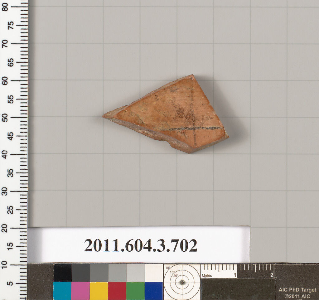 Terracotta fragment of a hydria (water jar), Terracotta, Greek, Attic