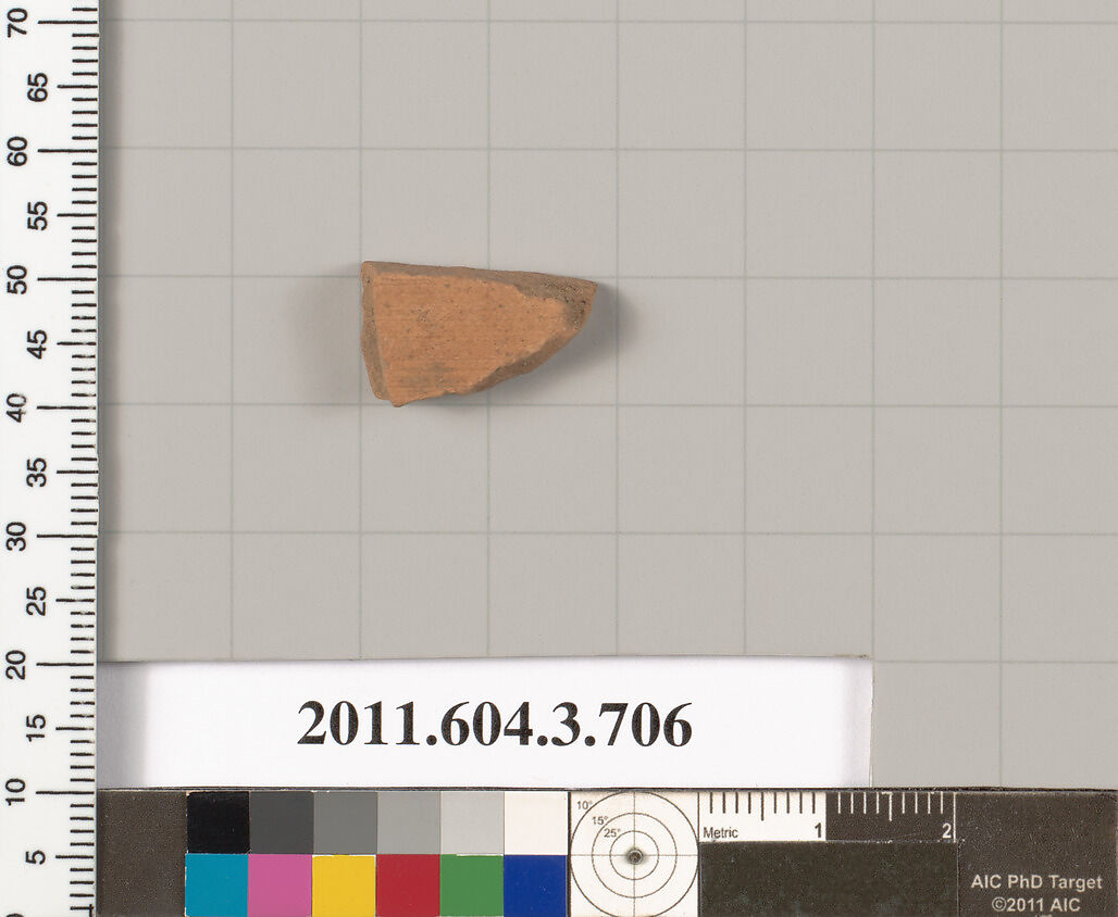 Terracotta fragment of a hydria (water jar), Terracotta, Greek, Attic