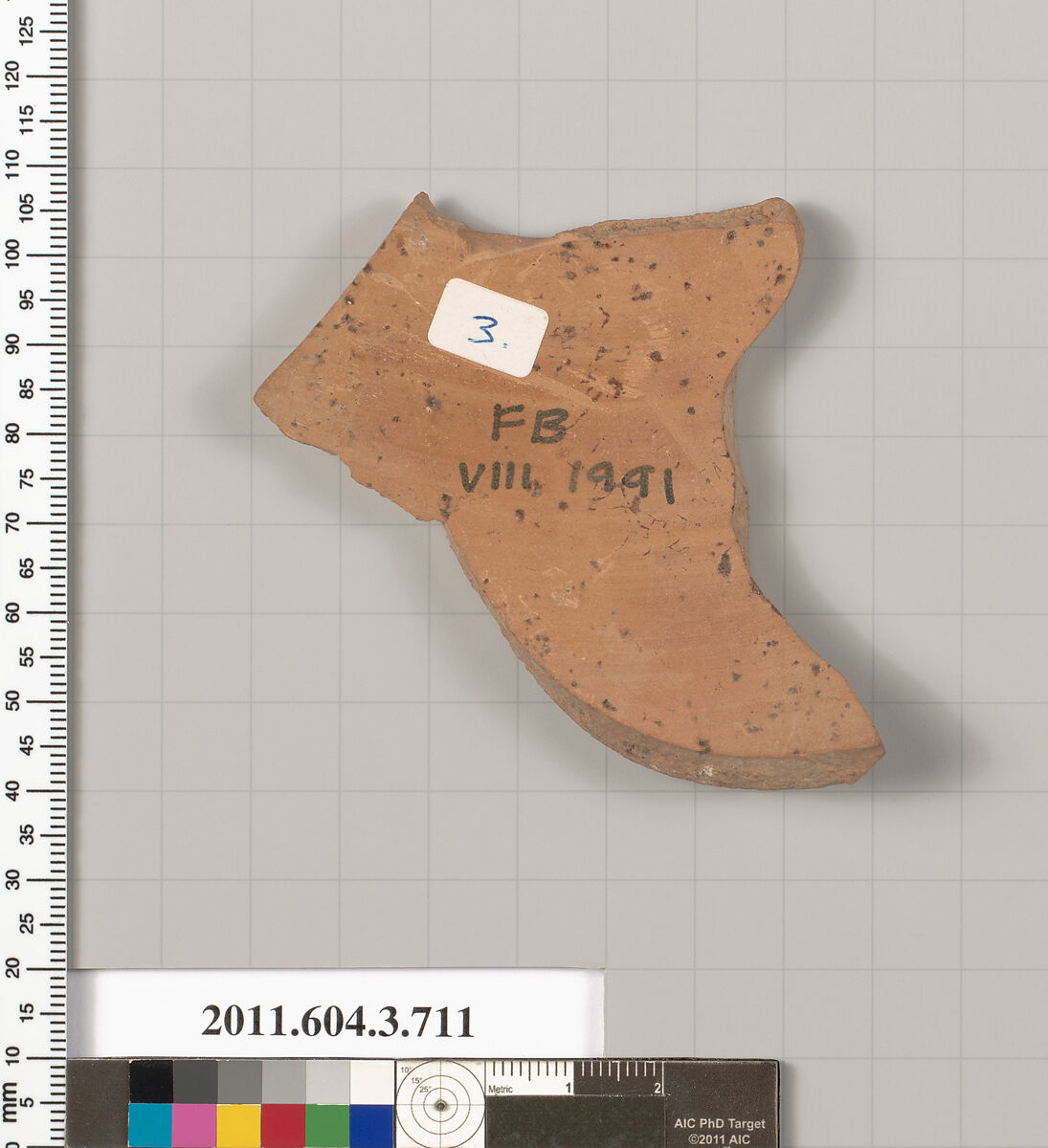Terracotta fragment of a hydria (water jar), Terracotta, Greek, Attic