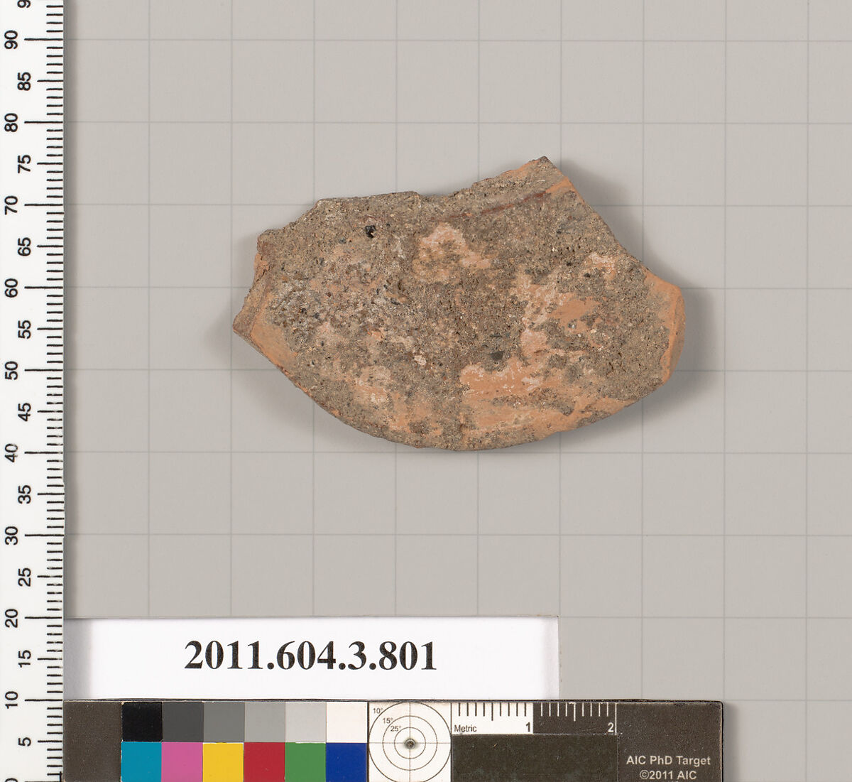 Terracotta fragment of an exaleiptron (vase for perfume)?, Terracotta, Greek, Attic