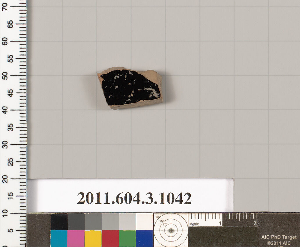 Terracotta fragment of a plate?, Terracotta, Greek, Attic