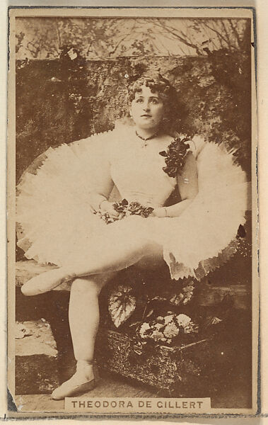 Theodora de Gillert from the Actresses, Celebrities, and Children series (N151) issued by Duke Sons & Co. to promote Duke Cigarettes, Issued by W. Duke, Sons &amp; Co. (New York and Durham, N.C.), Albumen photograph 