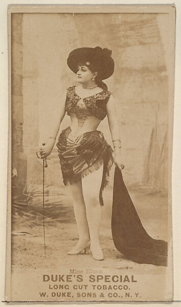 Miss Eluen from the Actresses, Celebrities, and Children series (N151) issued by Duke Sons & Co. to promote Duke Cigarettes, Issued by W. Duke, Sons &amp; Co. (New York and Durham, N.C.), Albumen photograph 