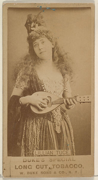 Lillian Tuce from the Actresses, Celebrities, and Children series (N151) issued by Duke Sons & Co. to promote Duke Cigarettes, Issued by W. Duke, Sons &amp; Co. (New York and Durham, N.C.), Albumen photograph 