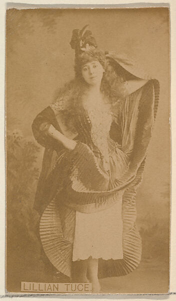 Lillian Tuce from the Actresses, Celebrities, and Children series (N151) issued by Duke Sons & Co. to promote Duke Cigarettes, Issued by W. Duke, Sons &amp; Co. (New York and Durham, N.C.), Albumen photograph 