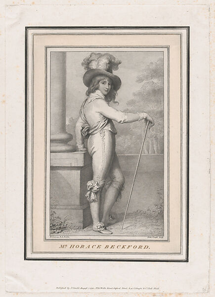 Master Horace Beckford, Engraved and published by John Condé (British (born France), 1765–1794 Richmond (?)), Stipple engraving and etching 